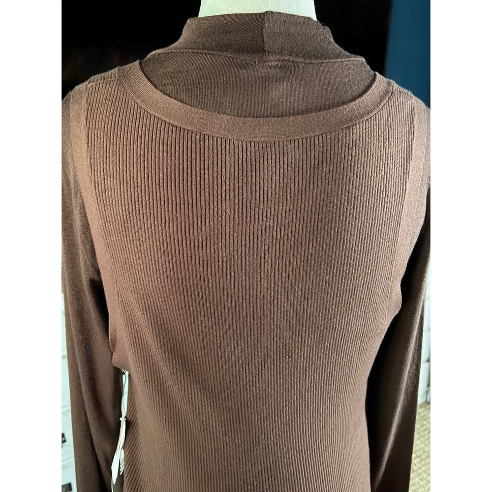 Anthropologie Daily Practice Slim V-Neck Two Piece Knit Dress Set M - Picture 9 of 14
